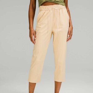 Lululemon Stretch High-Rise Cropped Pant Khaki